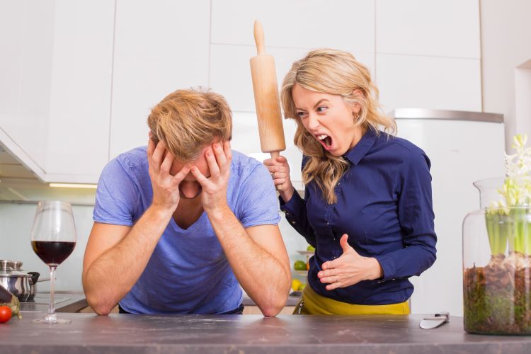 mad at dad husband angry wife