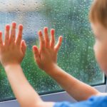 rain childhood window