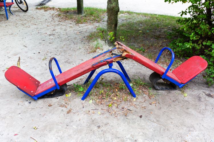 seesaws broken