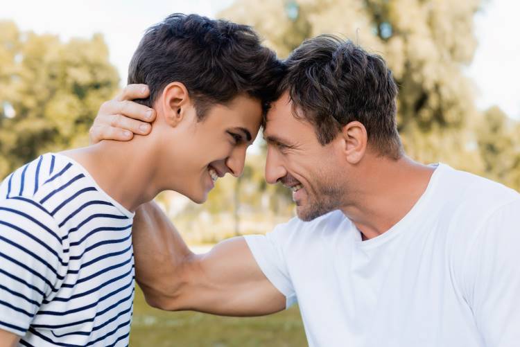 teenhood father son