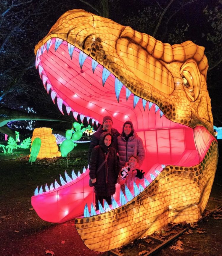 LuminoCity Festival dinosaur