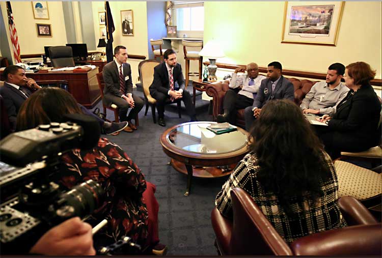 Alexis Ohanian meets with members Congress on Dads Day of Action