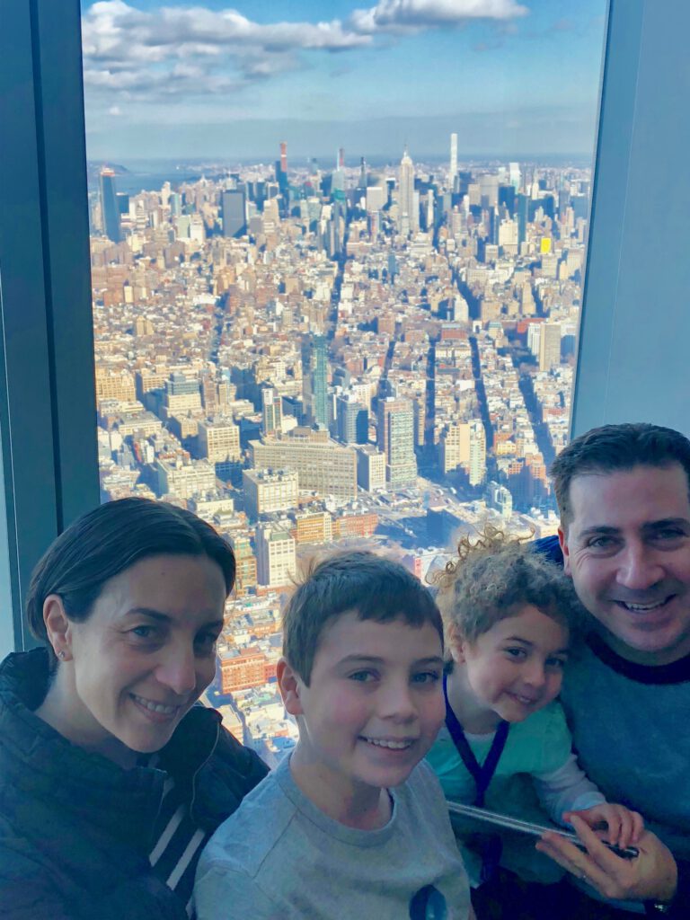 One World Observatory Winter ONEderland views