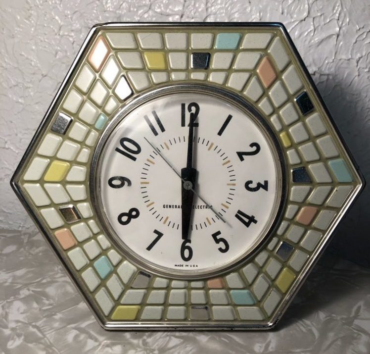 1960s style vintage kitchen clock routines