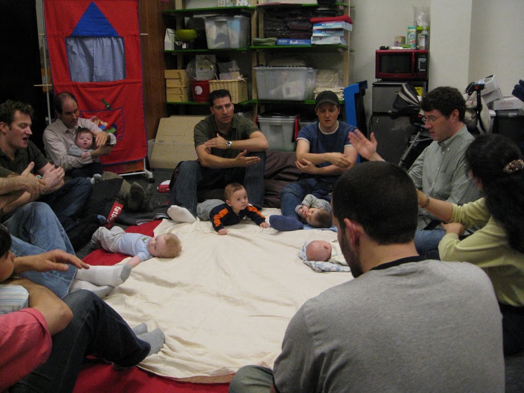 Dads learn baby sign language 2