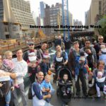 international babywearing week on the highline
