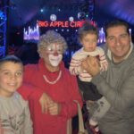 Clownng around with "Grandma the Clown" at Big Apple Circus