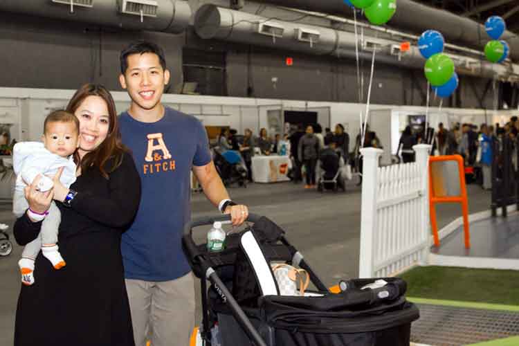 Family at New York Baby Show 2018