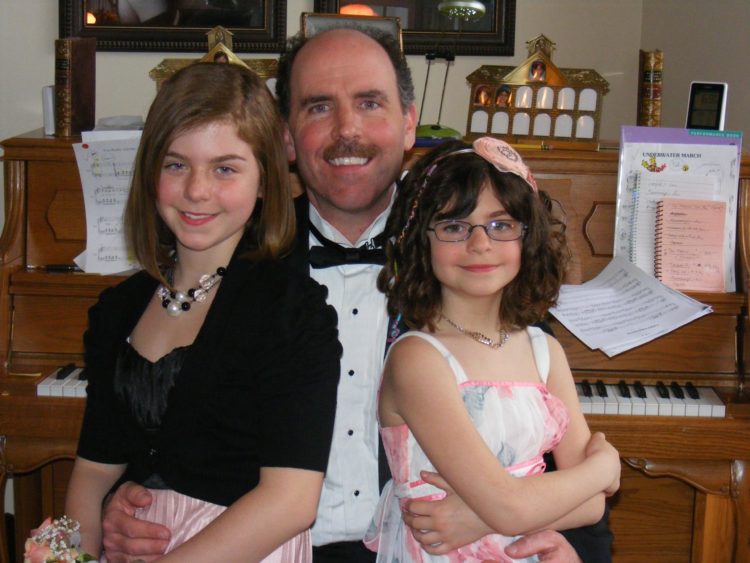 The author has fond memories of his stay-at-home "girl dad" days.