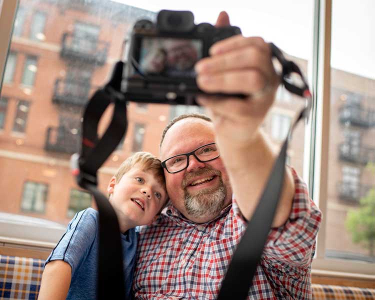 aaron sheldon and his son, harry, teach how to help kids with autism cope during the pandemic