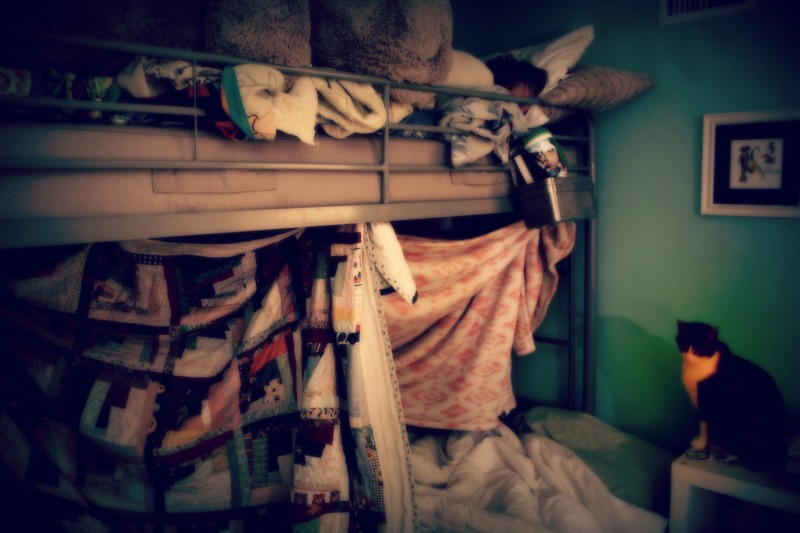Boys beds fort