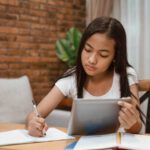 best studying tips girl doing homework