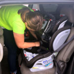 child car seat safety - installing a Britax car seat
