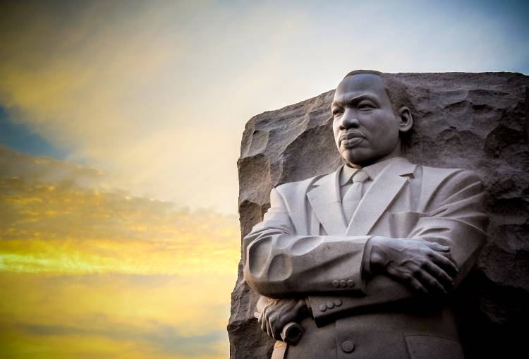 celebrate mlk day statue martin luther king jr. 1