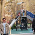 dads babysit playground