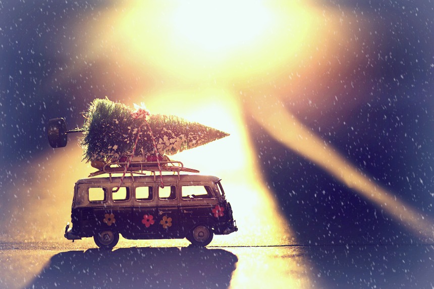 Christmas trees and toys