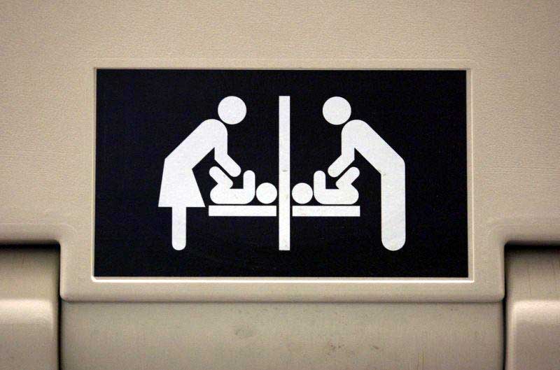 diaper changing table