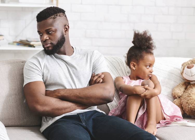 do our kids like us dad daughter pout
