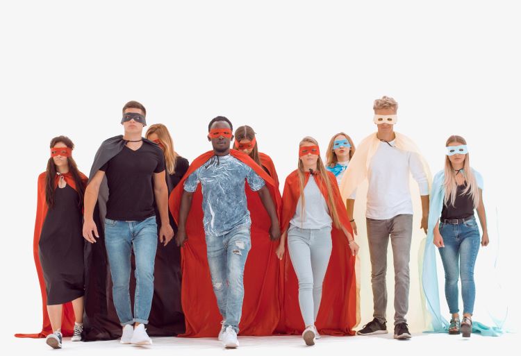 ordinary people dressed as superheroes everyday heroes