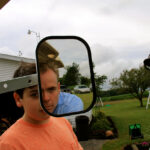 father son mirror