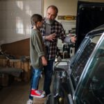 prepare for worst father teach child kid cars