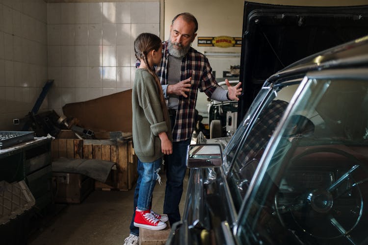prepare for worst father teach child kid cars