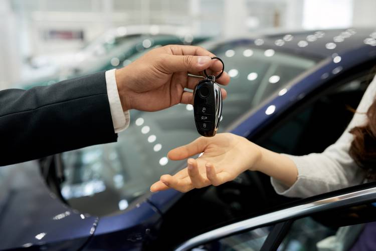 first car hand over keys