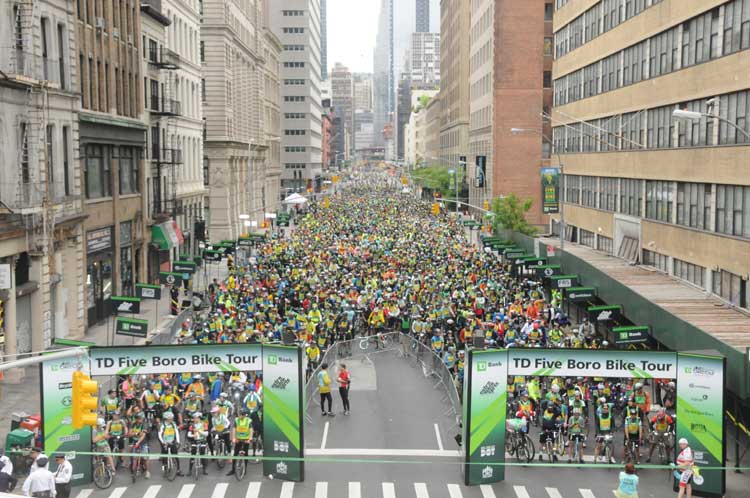 five boro bike tour