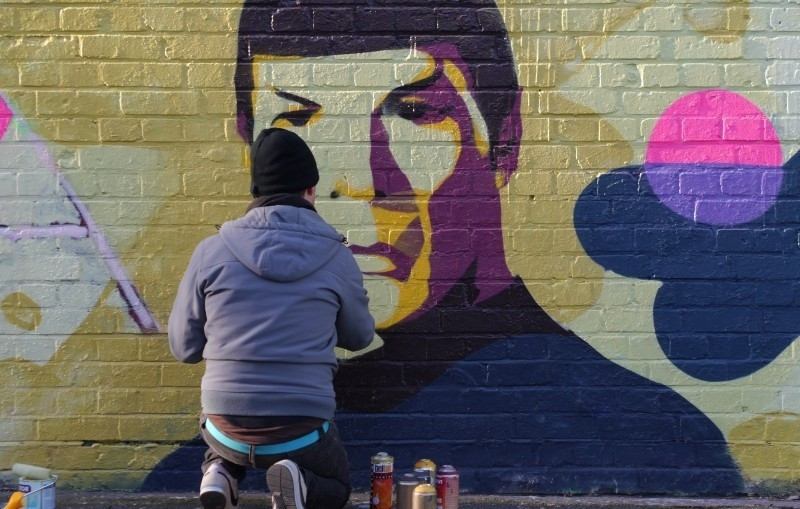spock graffiti