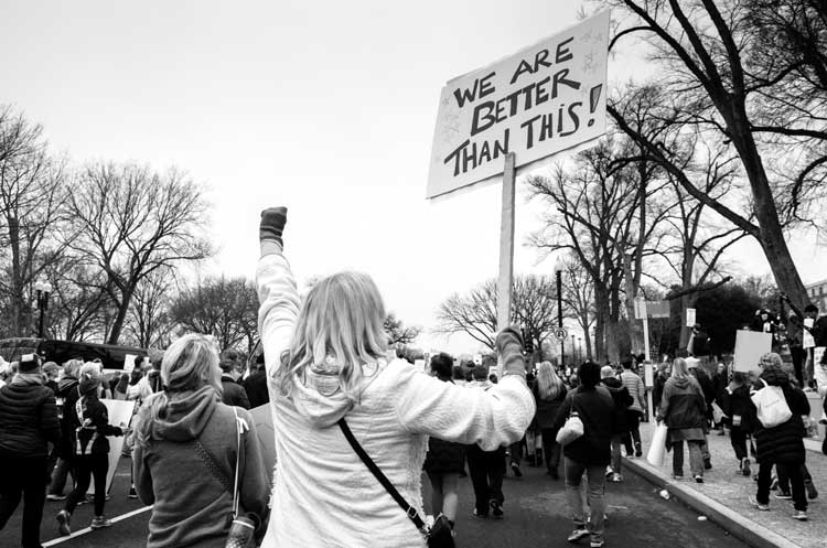 hate protest rally