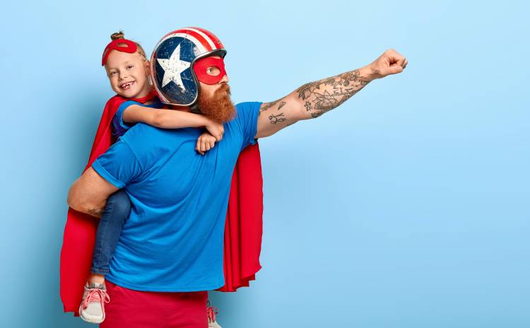 help daughters be confident women superhero dad