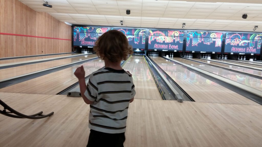 kid bowling