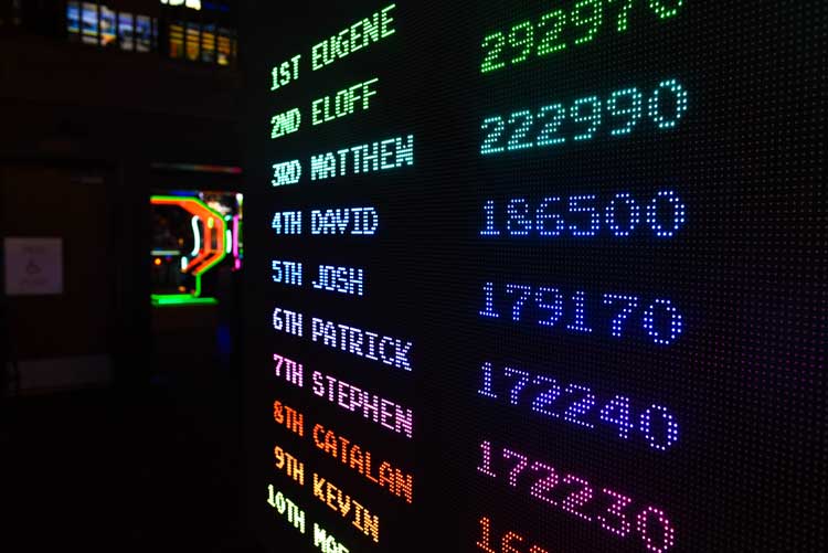acarde high score leaderboard