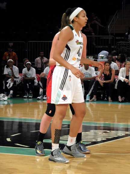 New York Liberty rookie Kiah Stokes