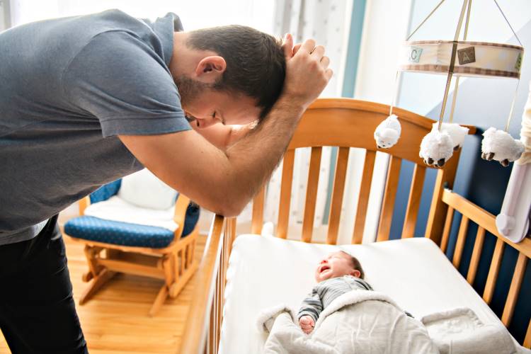 male post-partum depression dads fathers