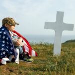 memorial day child cemetery grieve 1