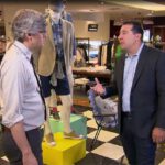 CBS This Morning correspondent Mo Rocca talks dad fashion with City Dads Group co-founder Lance Armstrong in a screenshot for a June 17, 2018, segment.