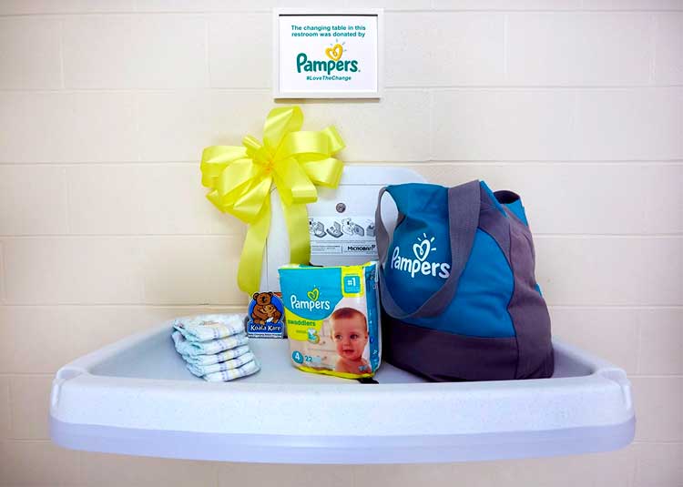 pampers koala care changing table #LoveTheChange