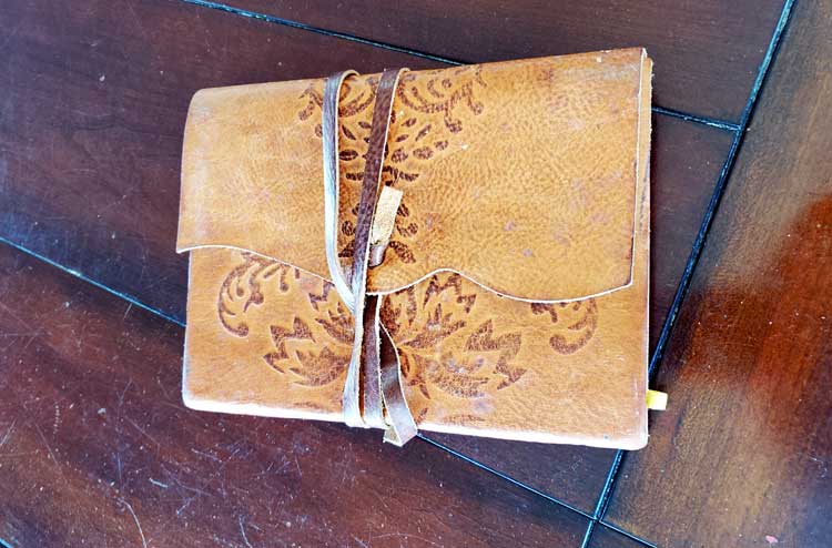 leather bound journal