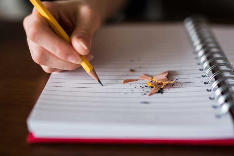 penic notebook study write