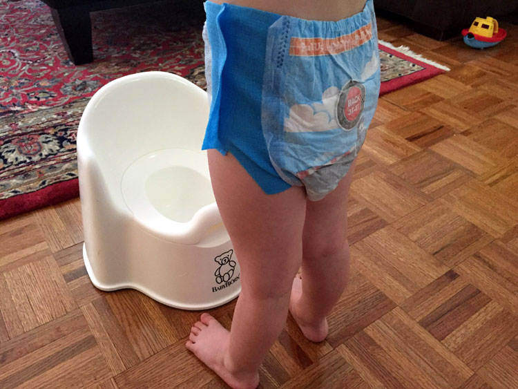 pull-ups training pants faces the potty