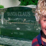 santa claus, tombstone