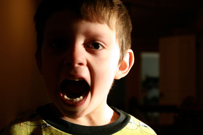 screaming child interrupt