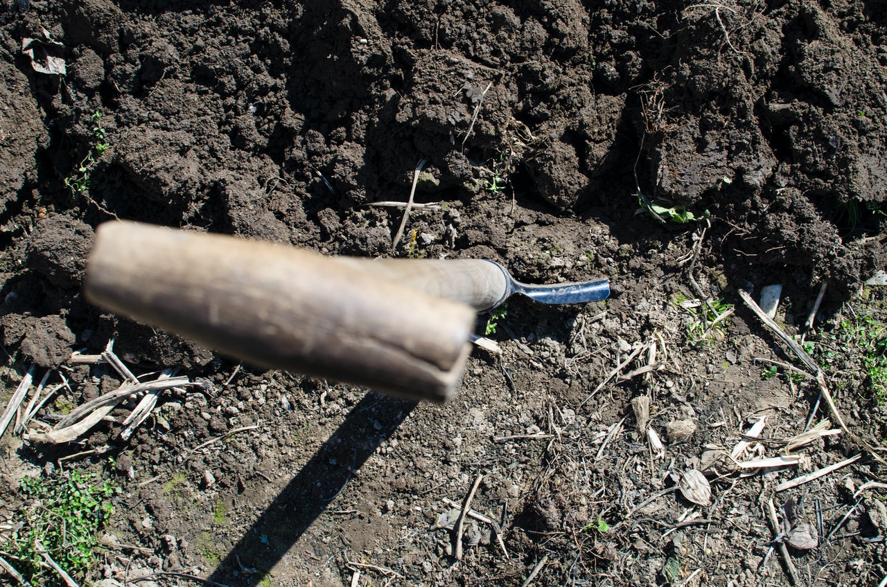 shovel dirt bury innocence
