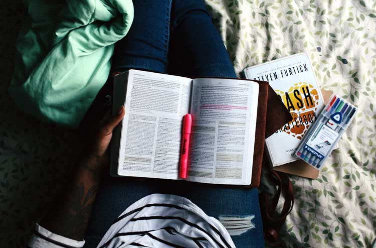 study education book highlighter reading