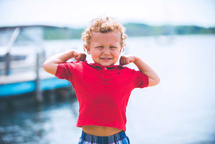 boy toddler on dock