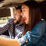 driving school dad teach teen to drive