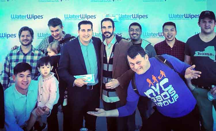 waterwipes #ParentIsBorn launch party with NYC Dads Group