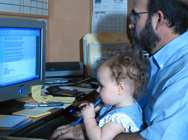 work-at-home dad