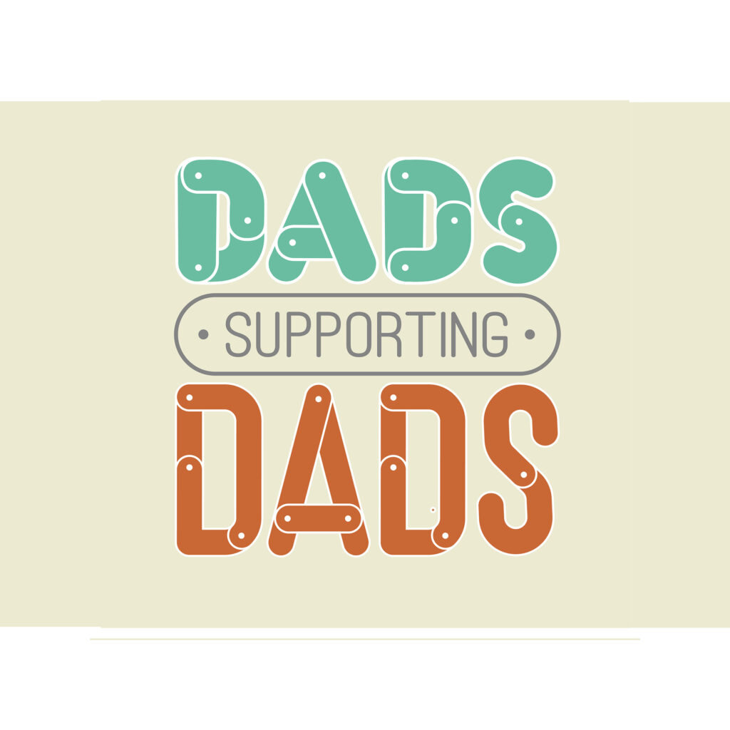 Logo for Dads Supporting Dads, an organization created by Kevin Seldon to better support fathers so they can better support their families and themselves